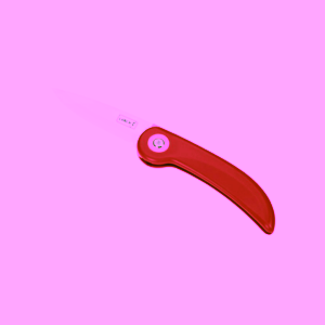 Lurch Piknikový nůž růžový