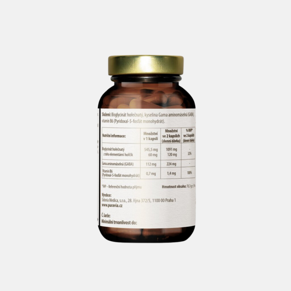 Puravia Labs CALM Magnesium+GABA+B6