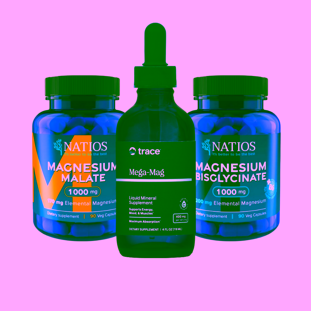 Výhodný balíček 3 druhů hořčíků Natios & Trace Minerals