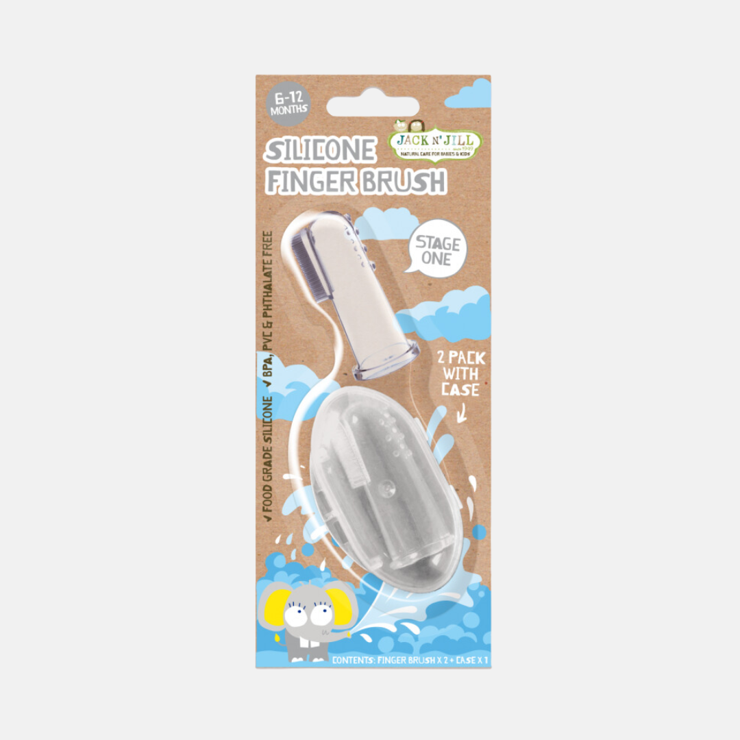 Jack N' Jill Silikonový zubní kartáček na prst