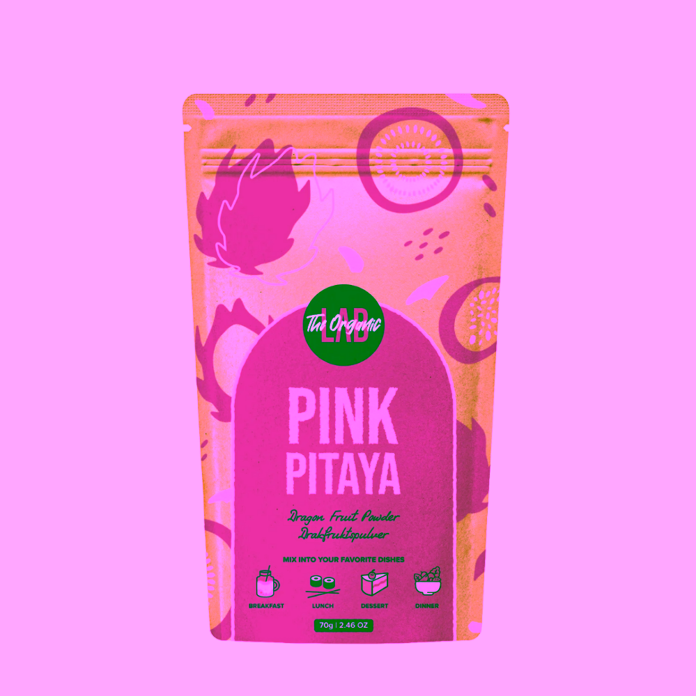 Organic Labs Pink Pitaya Powder Prášek z dračího ovoce 70 g