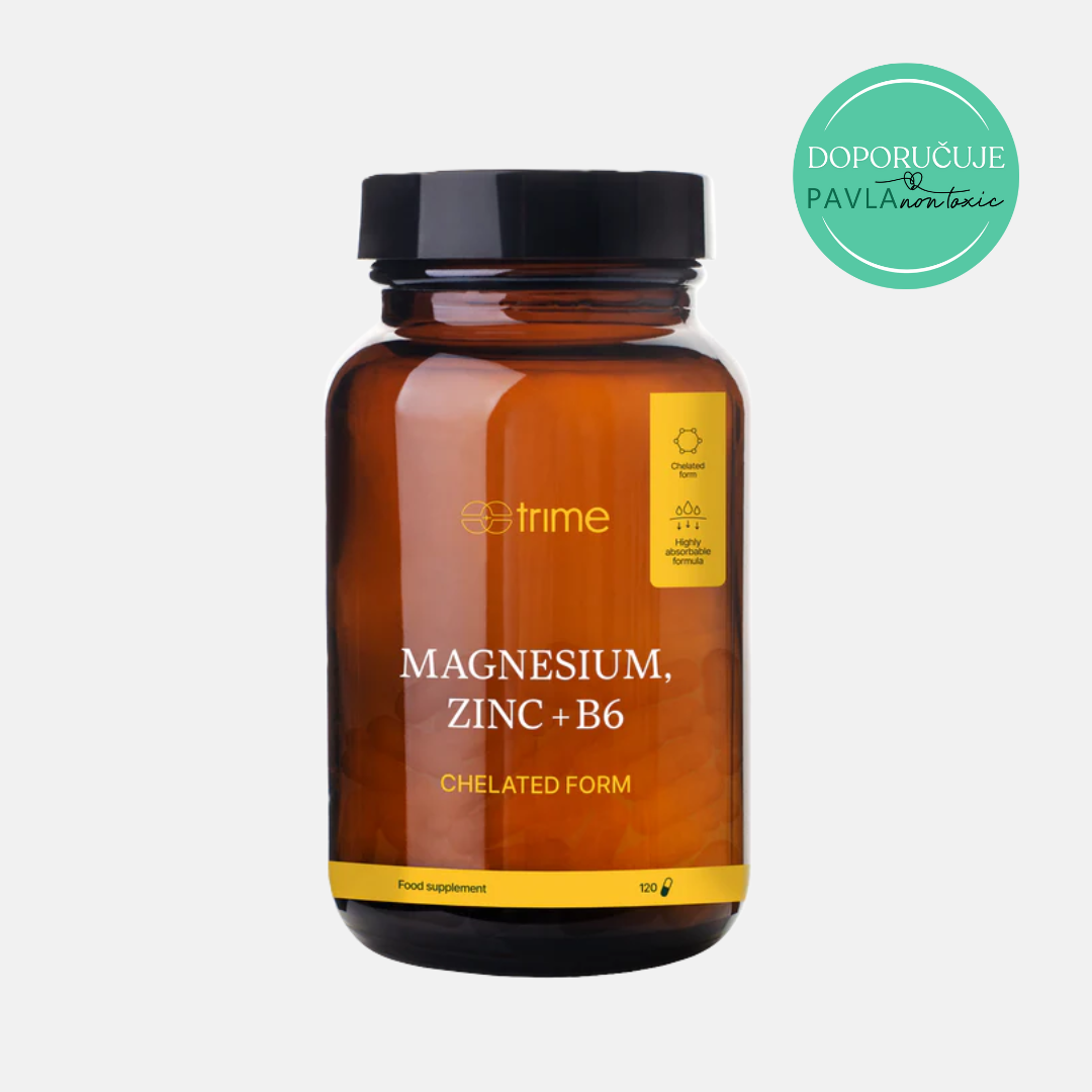 Trime Hořčík, zinek chelát + B6 120 kapslí