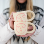 Cukrfree x In August Co. Pink Moon Mug