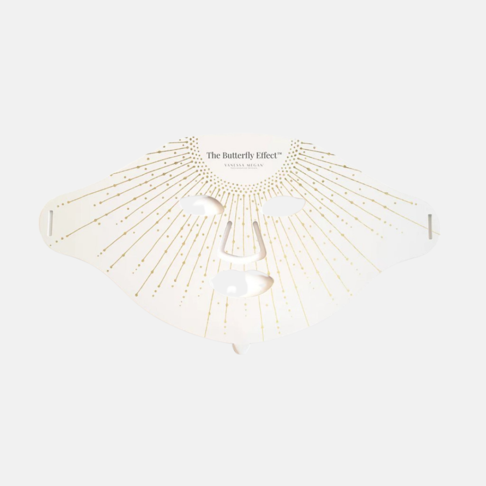 Vanessa Megan The Butterfly Effect LED Mask Světelná terapie pro omlazení silikonová LED maska na obličej a krk