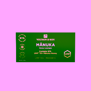 Watson & Son Manukový med Pastilky Natural UMF 10+ (MGO 261+)