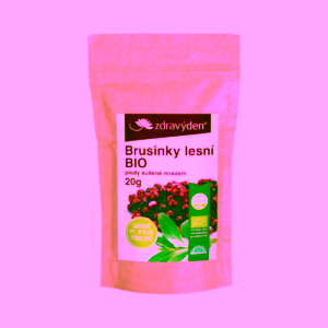 Zdravý den Brusinky lesní Bio sušené mrazem