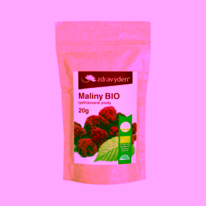 Zdravý den Maliny Bio sušené mrazem