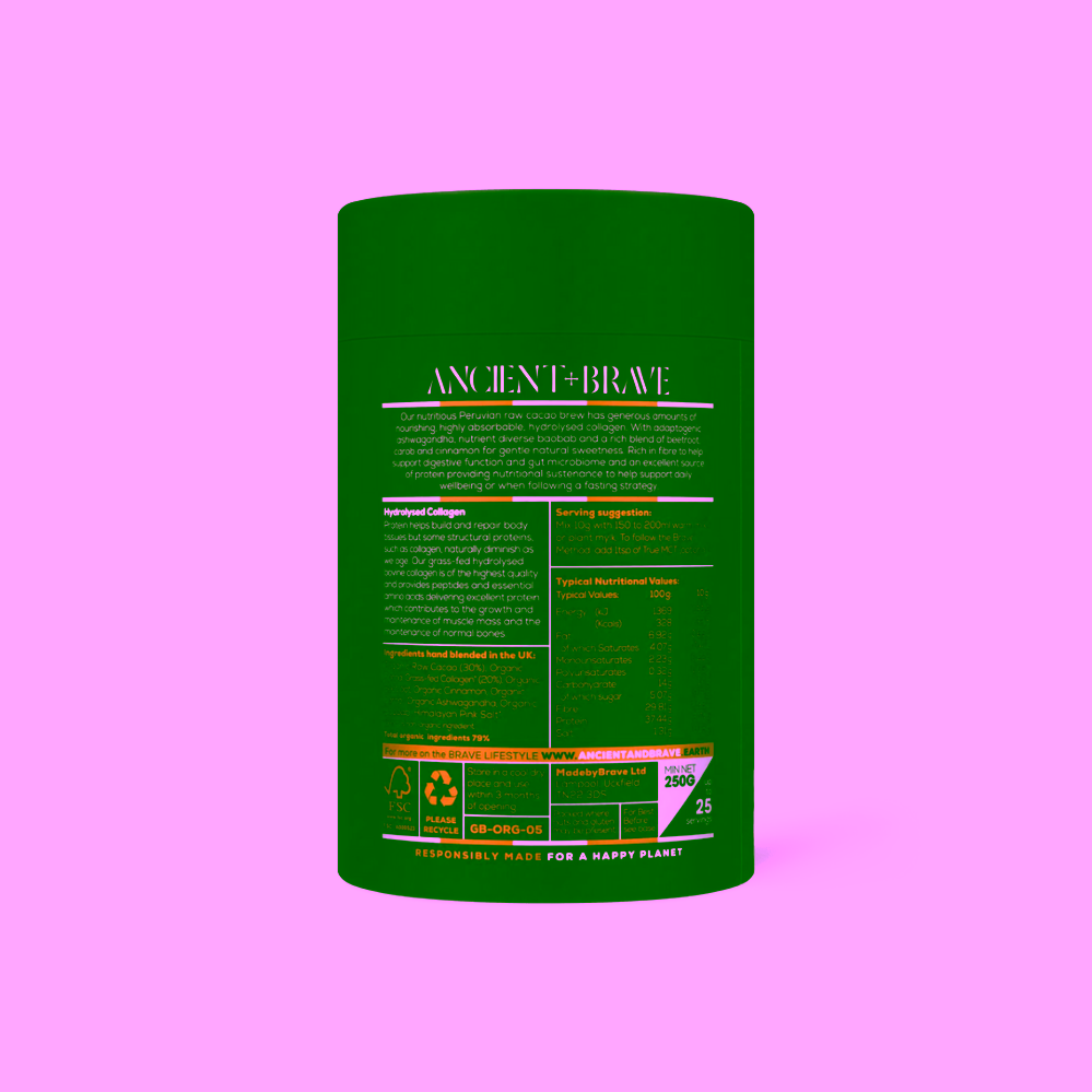 Ancient Brave Cacao + Grass Fed Collagen