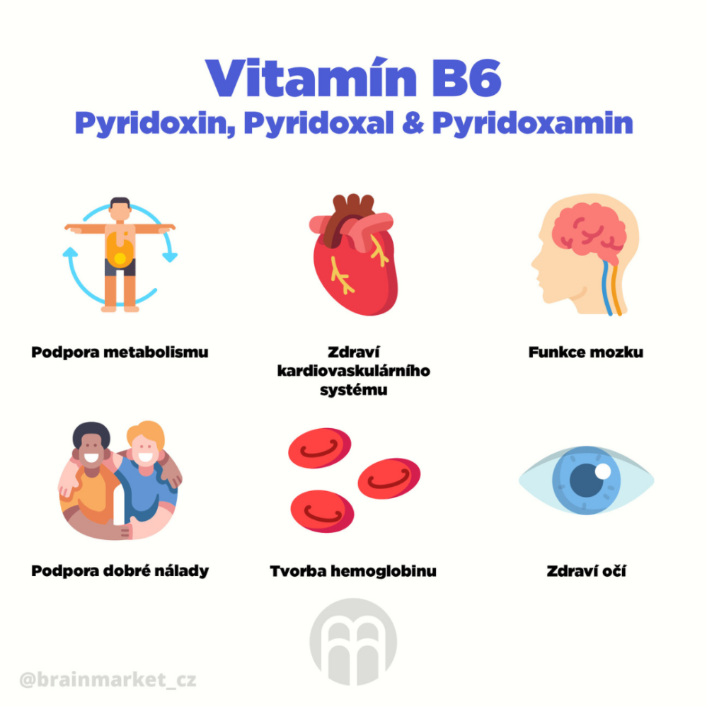 BrainMax Performance Magnesium 1000 mg hořčík 200 mg + vitamín B6