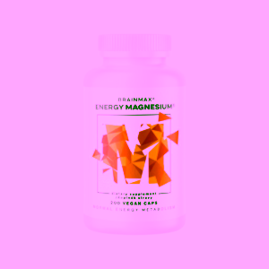 BrainMax Energy Magnesium 1000 mg Magnesium Malate Hořčík malát 200 mg