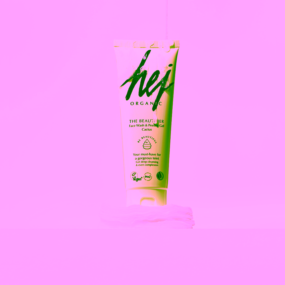 Hej Organic Čistící gel a peeling v jednom s kaktusem