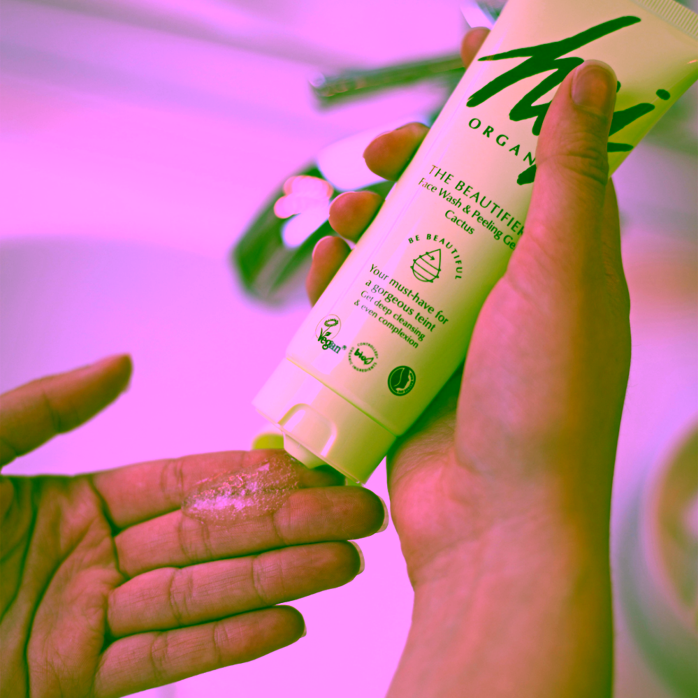 Hej Organic Čistící gel a peeling v jednom s kaktusem