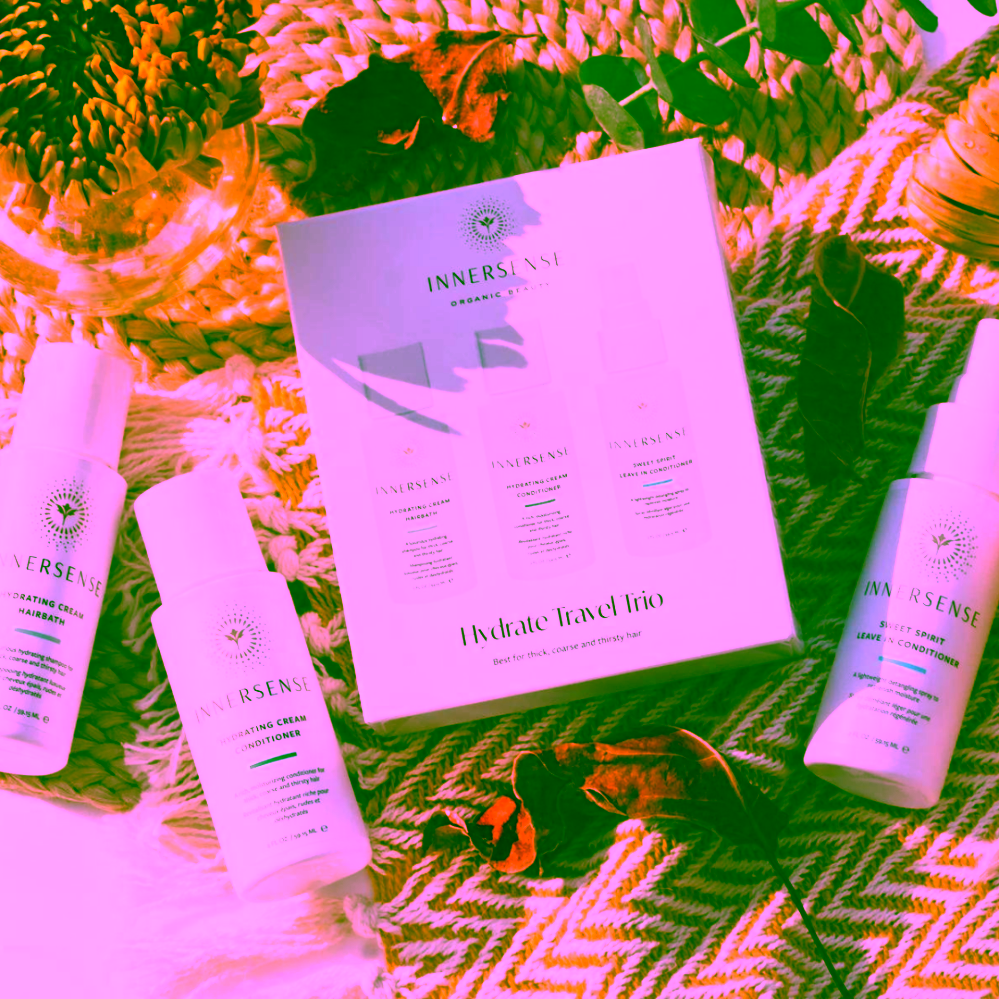 Innersense Travel Trio Hydrate Collection Cestovní sada pro suché vlasy