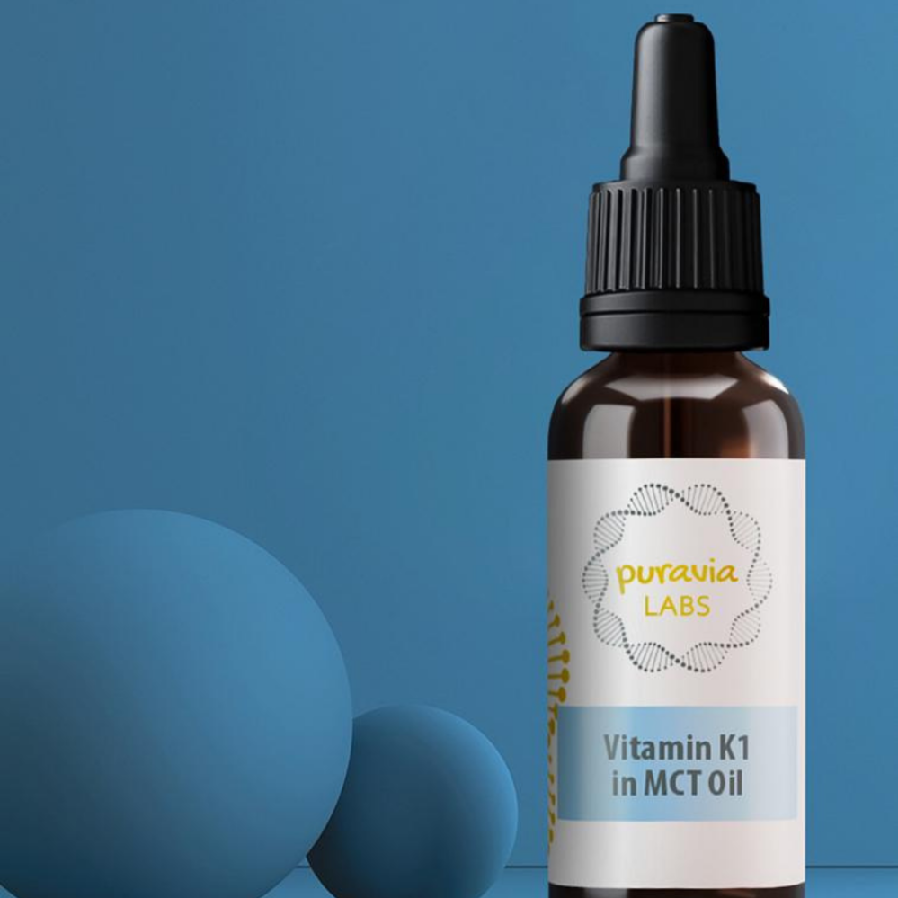 Puravia Labs vitamín K1 v MCT oleji ZLEVNĚNO