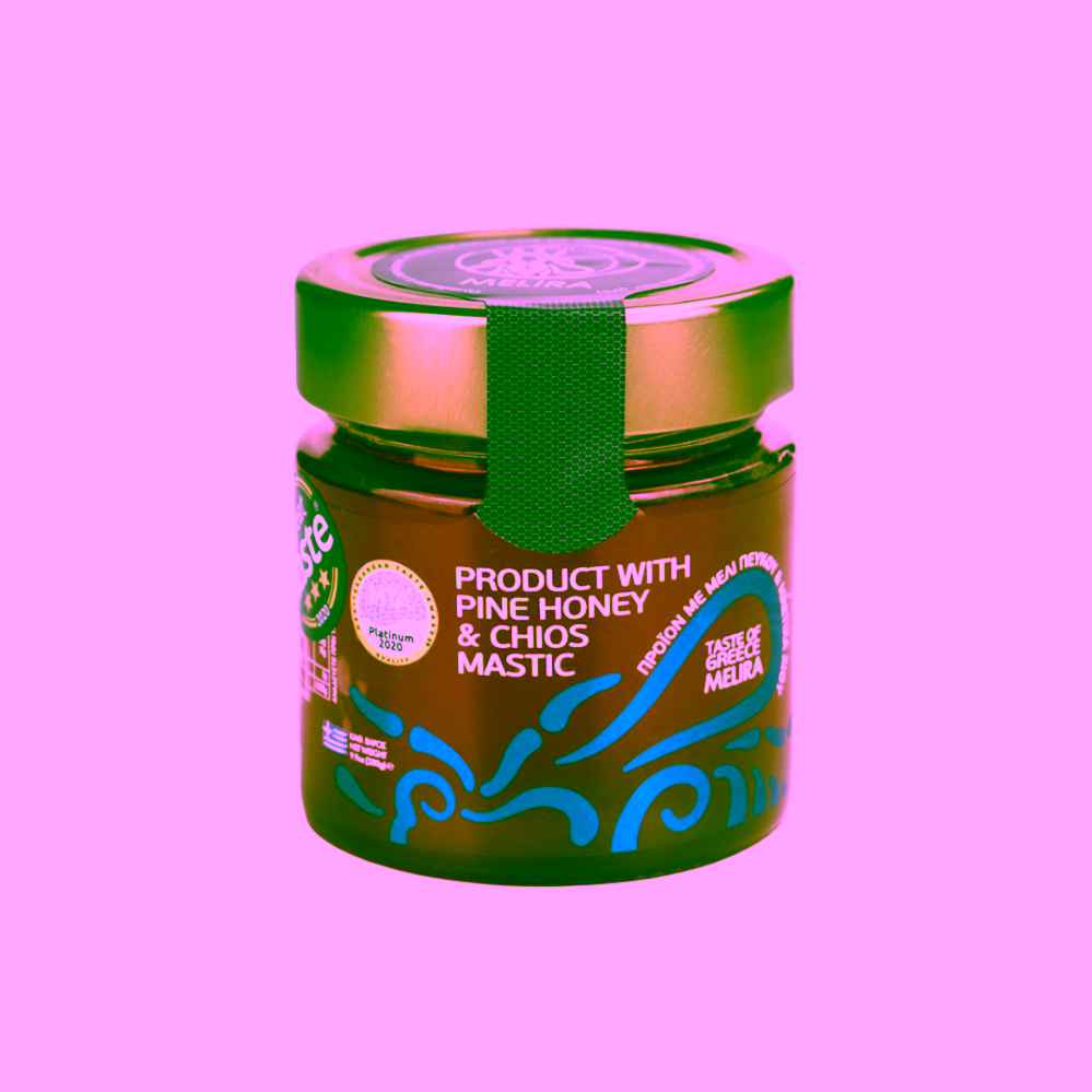 Melira Product with Pine Honey & Chios Mastic - borovicový med s Chioskou mastichou