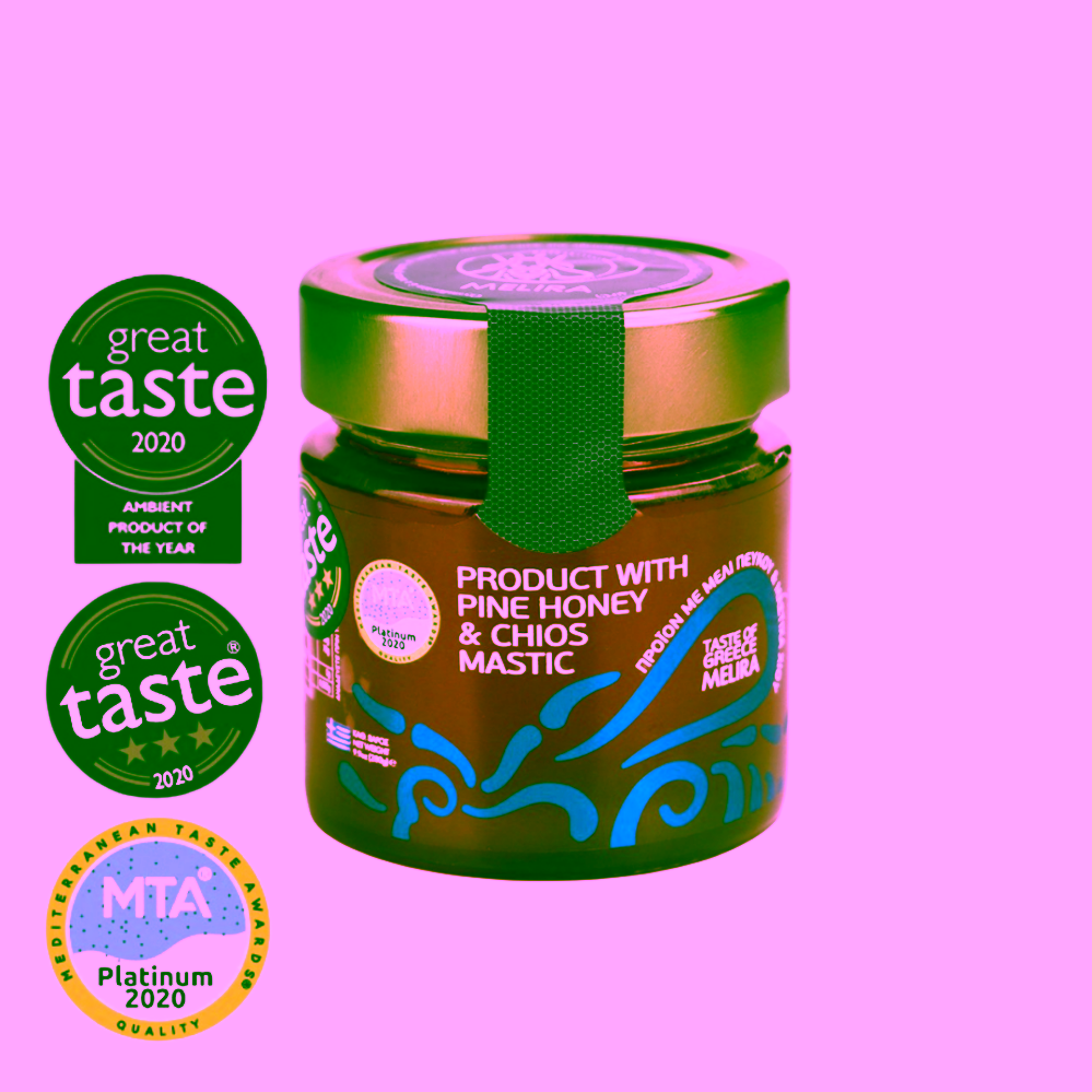 Melira Product with Pine Honey & Chios Mastic - borovicový med s Chioskou mastichou