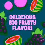 Pür žvýkačky s xylitolem JUMBO bubblegum meloun hroznové víno