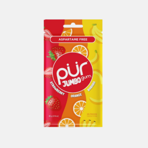 Pür žvýkačky s xylitolem JUMBO jahoda pomeranč banán