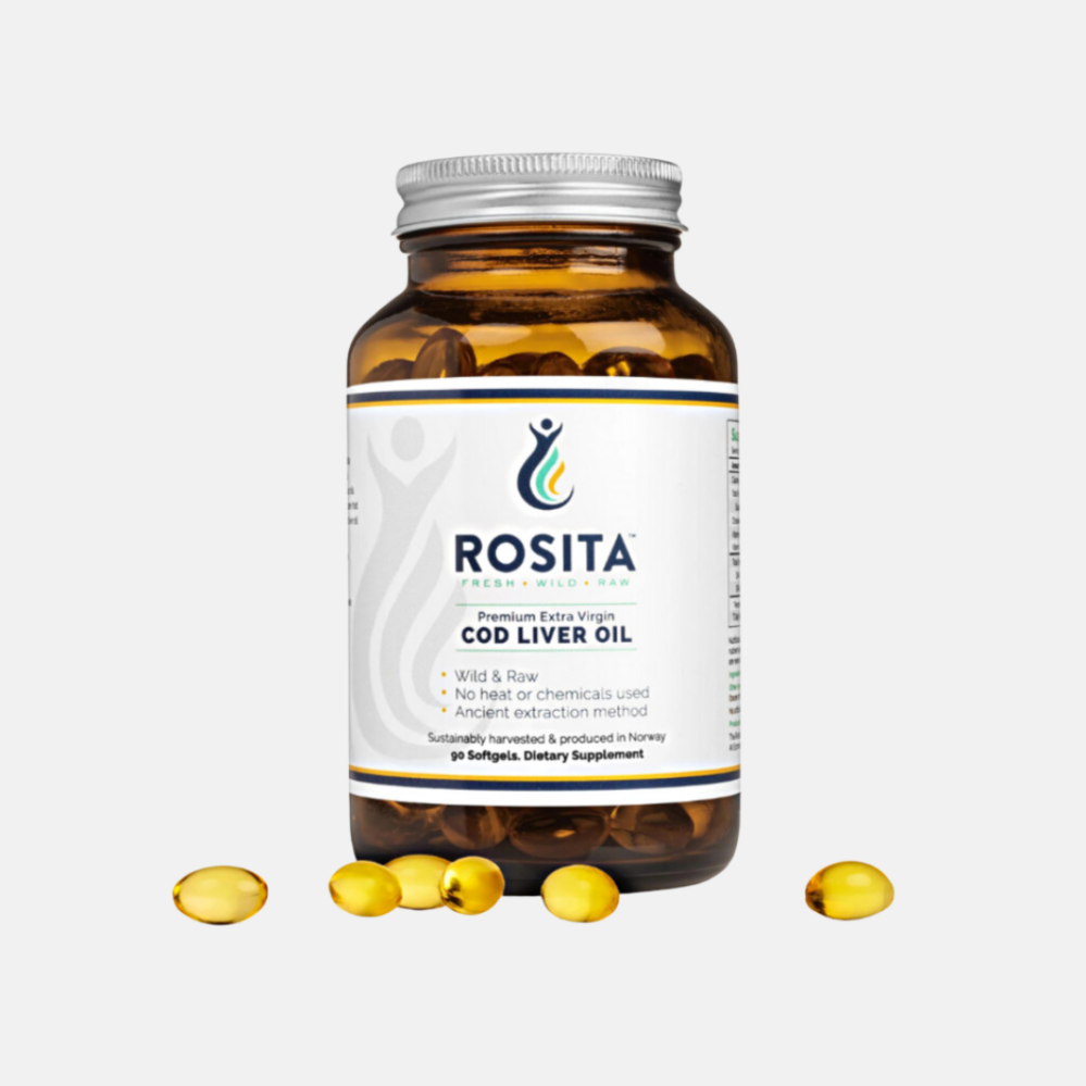 Rosita Morrhuae Oleum extra panenský olej z tresčích jater v kapslích