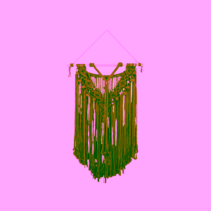 Bloomingville Jullian nástěnná macrame dekorace