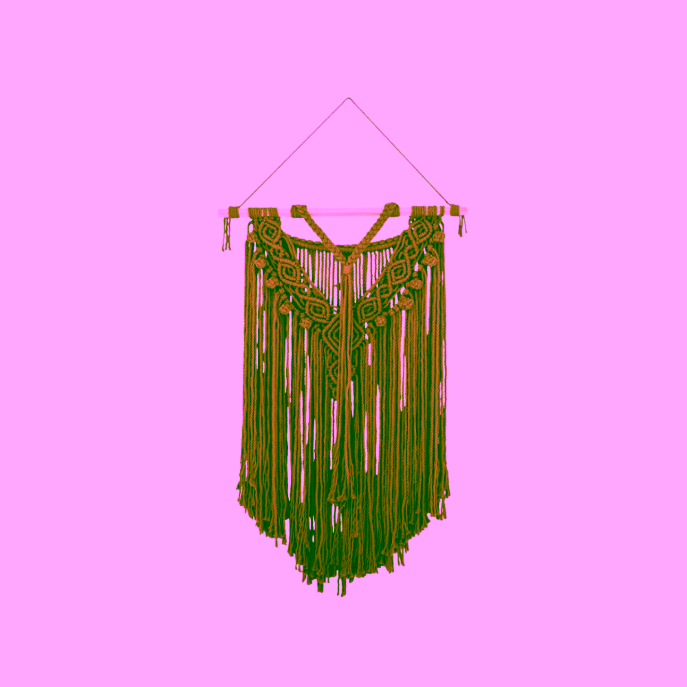 Bloomingville Jullian nástěnná macrame dekorace