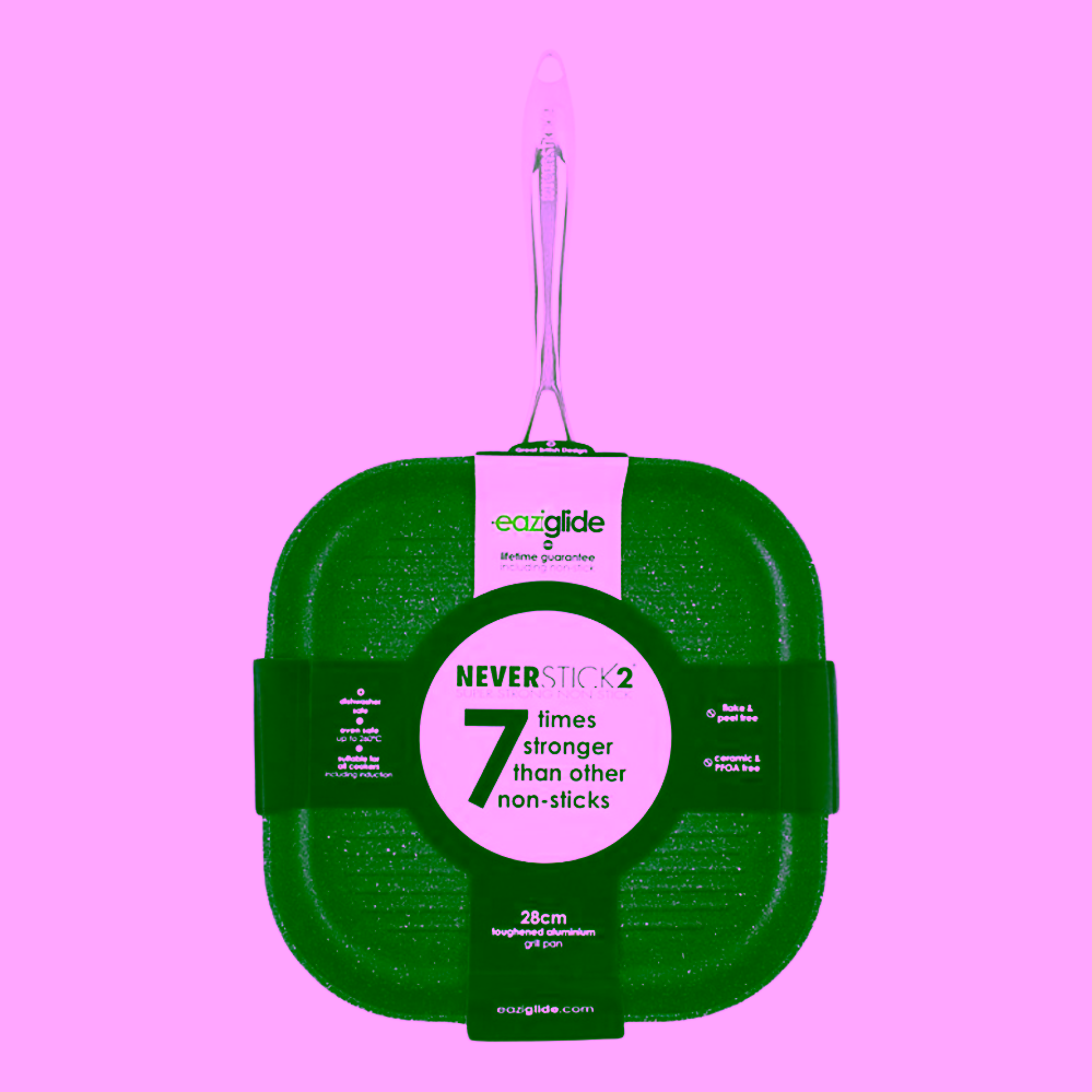 Eaziglide Neverstick2 hranatá grilovací pánev 28 cm