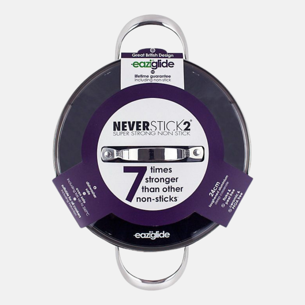 Eaziglide Neverstick2 Hrnec s poklicí 24 cm