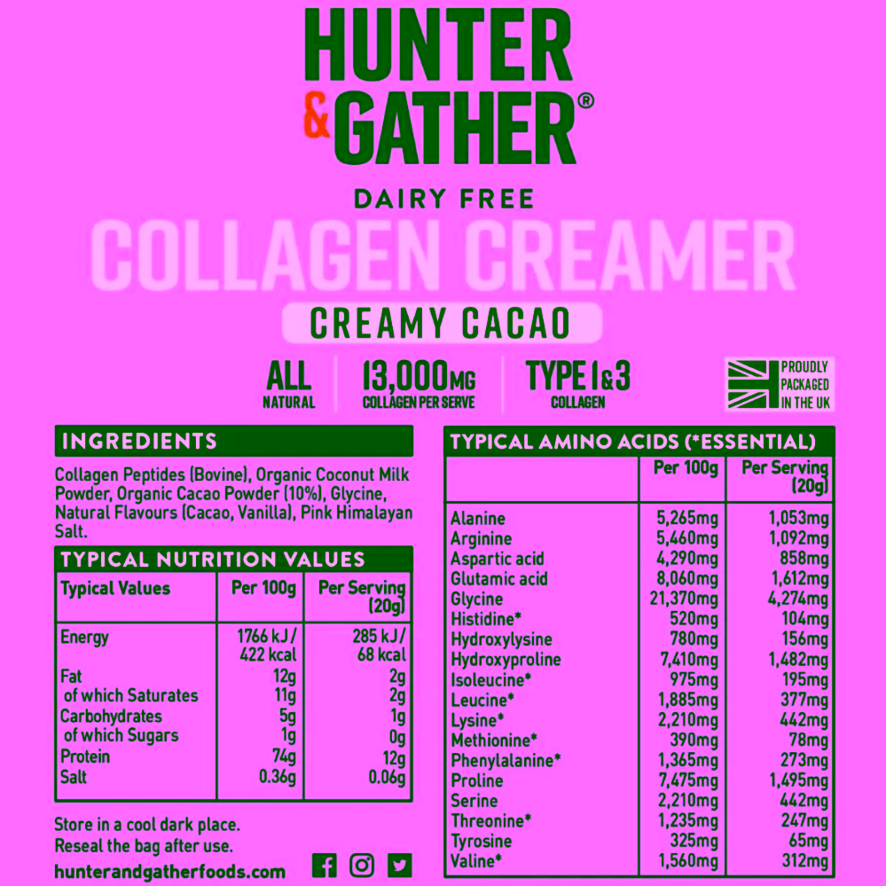 Hunter & Gather Čokoládová smetana do kávy