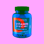 Natios Vitamin D3 & K2 (MenaQ7 MK-7) 5000 IU & 200 mcg