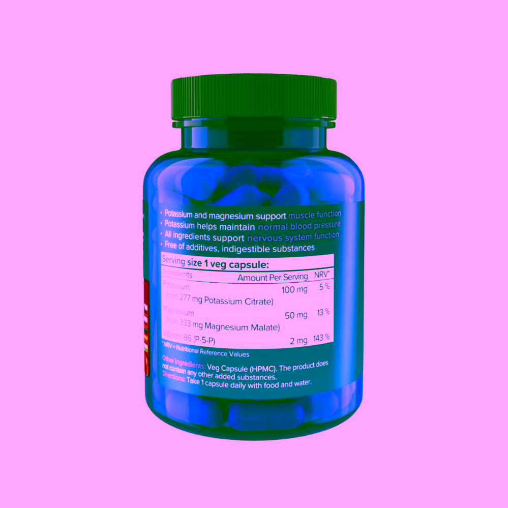Natios Potassium & Magnesium Draslík citrát a hořčík malát
