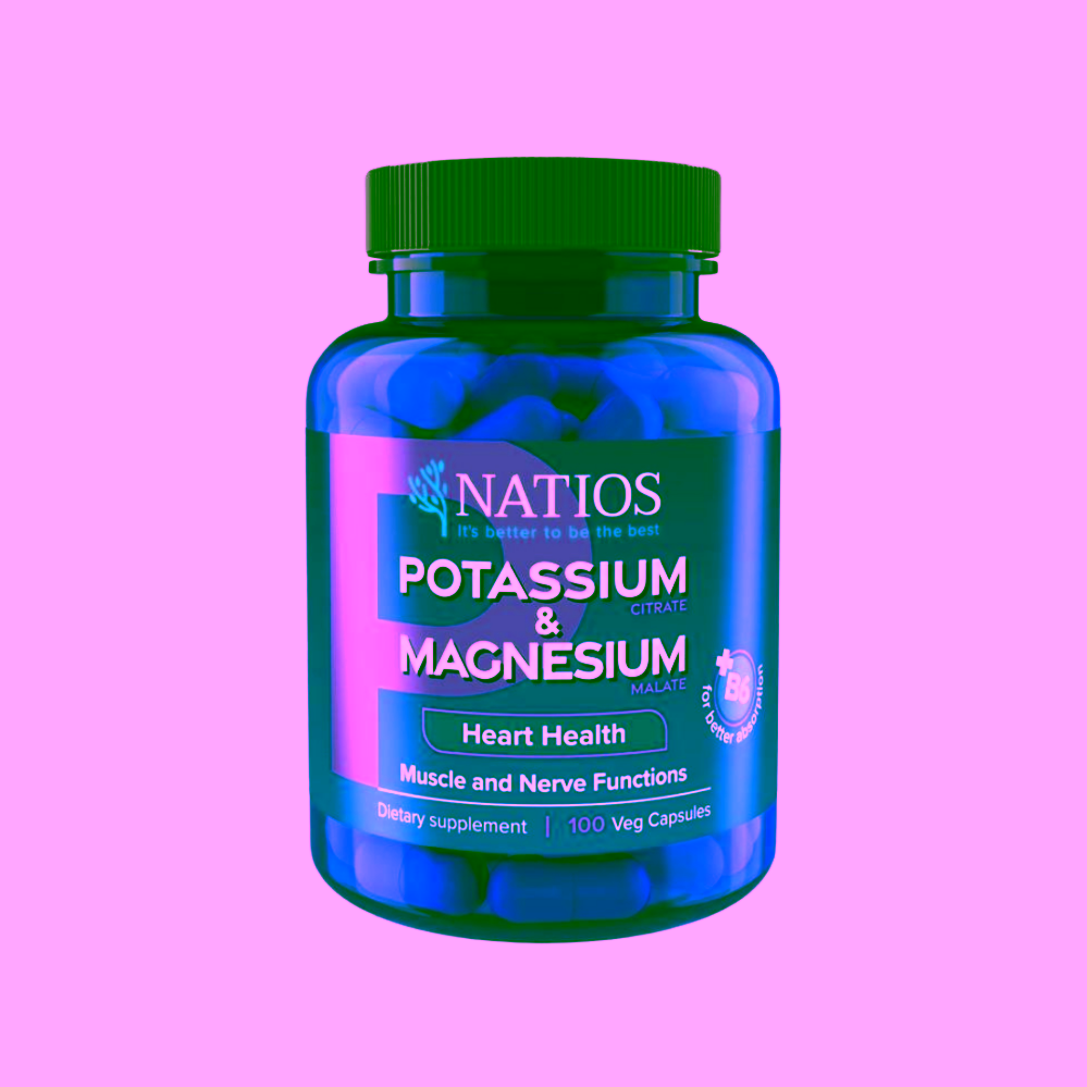 Natios Potassium & Magnesium Draslík citrát a hořčík malát