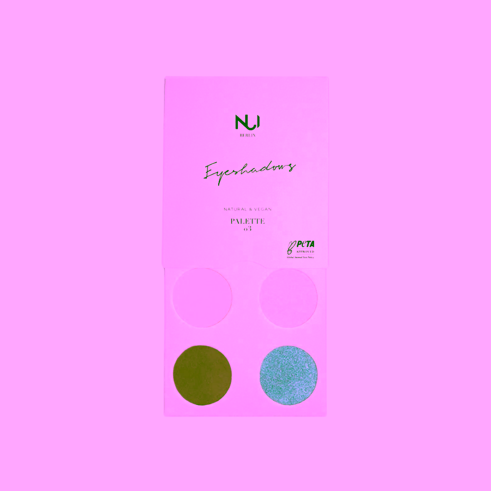 Nui Cosmetics Paletka přírodních vysoce pigmentovaných kompaktních stínů