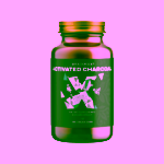BrainMax Activated Charcoal aktivní uhlí z kokosových skořápek 575 mg