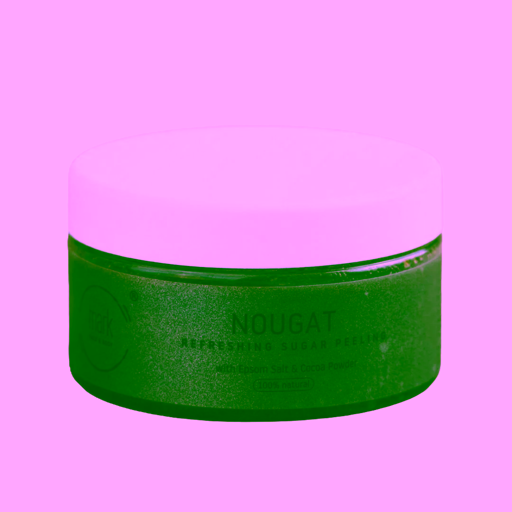 MARK Cosmetics Sugar scrub Nougat s organickým kakaem