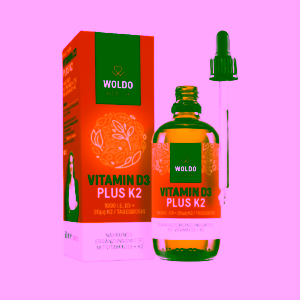 Woldohealth Vitamin D3+K2 v MCT oleji