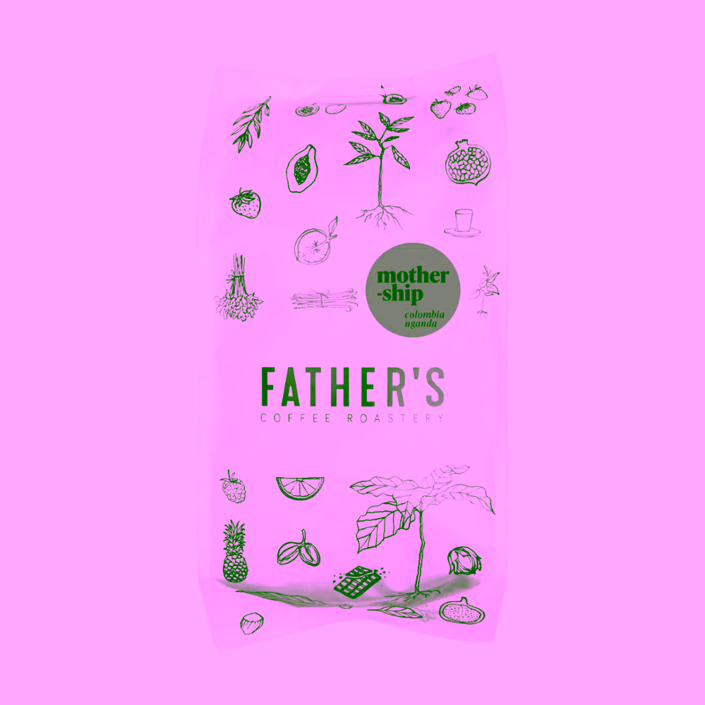 Father's Coffee Mothership Blend na espresso Colombia Uganda