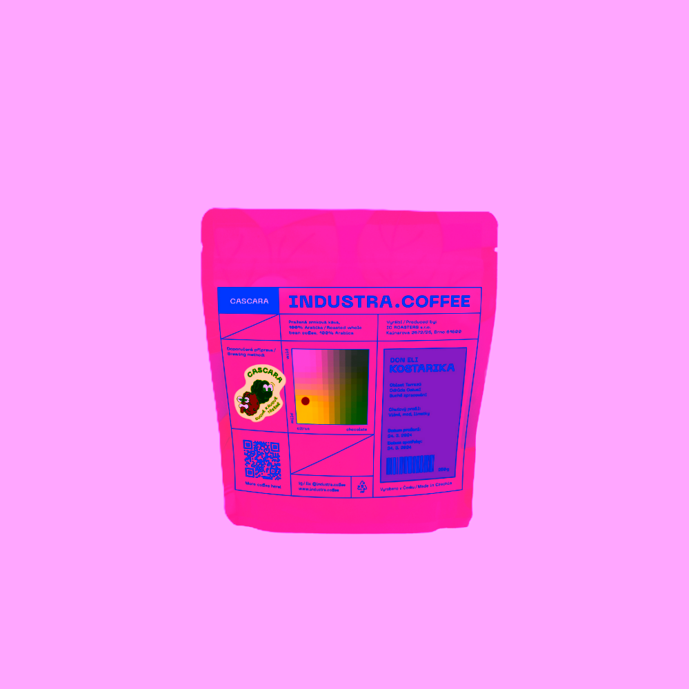 Industra Coffee Cascara Kostarika sušené kávové slupky