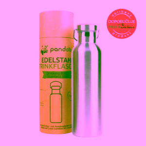 Pandoo Nerezová termoska s bambusovým víčkem 750 ml