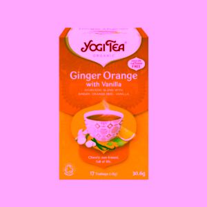 Yogi Tea Bio Zázvor s pomerančem a vanilkou