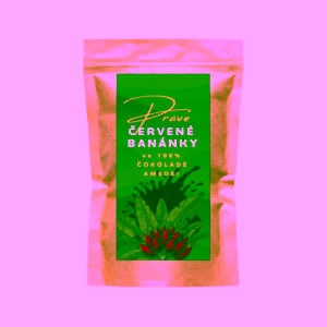 Amedei Pravé červené banánky ve 100% čokoládě Indie