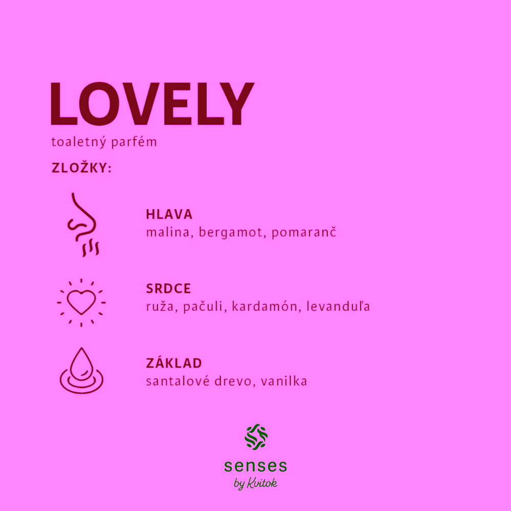 Kvitok Senses Roll-on parfém Lovely