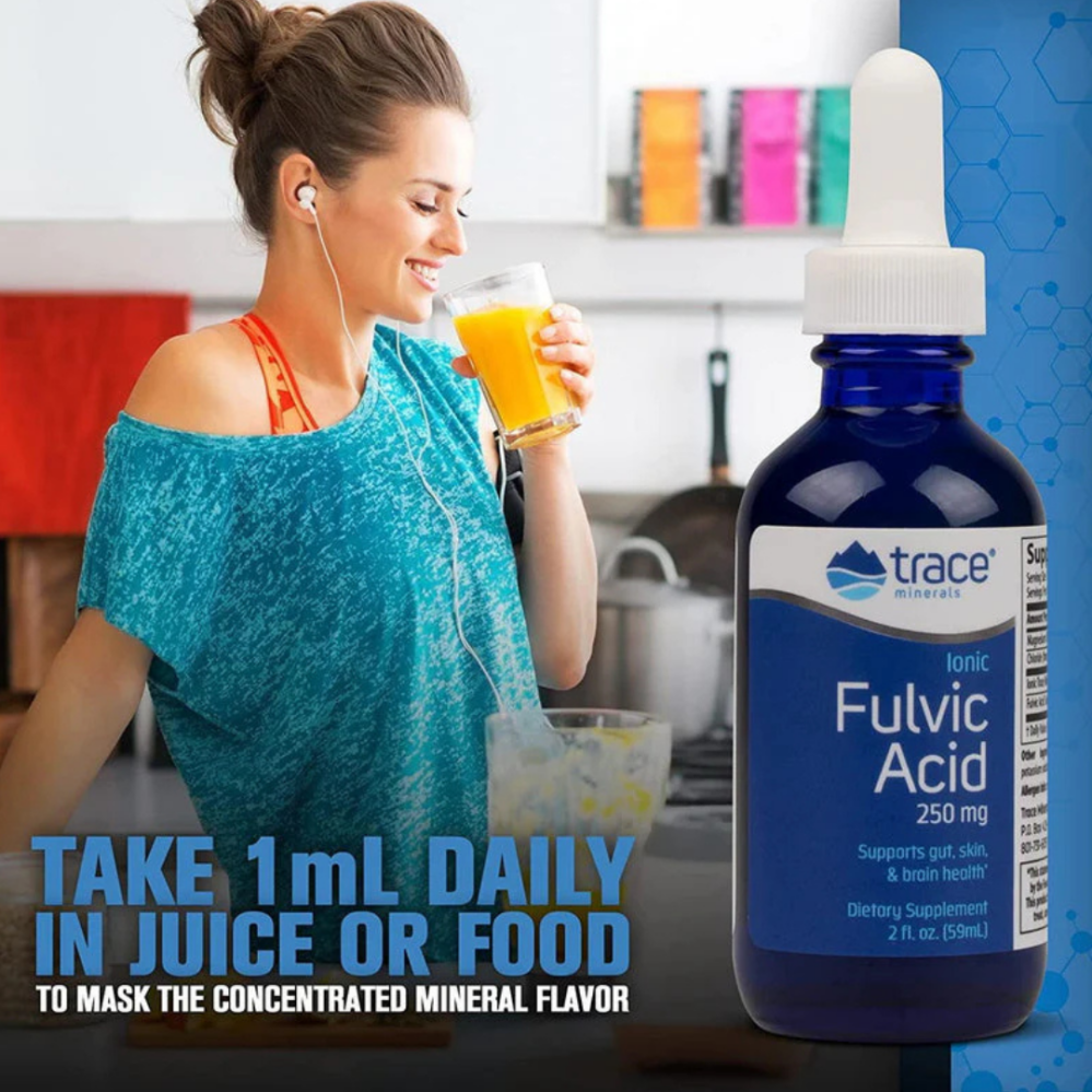 Trace Minerals Ionic Fulvic Acid Ionizovaná kyselina fulvová