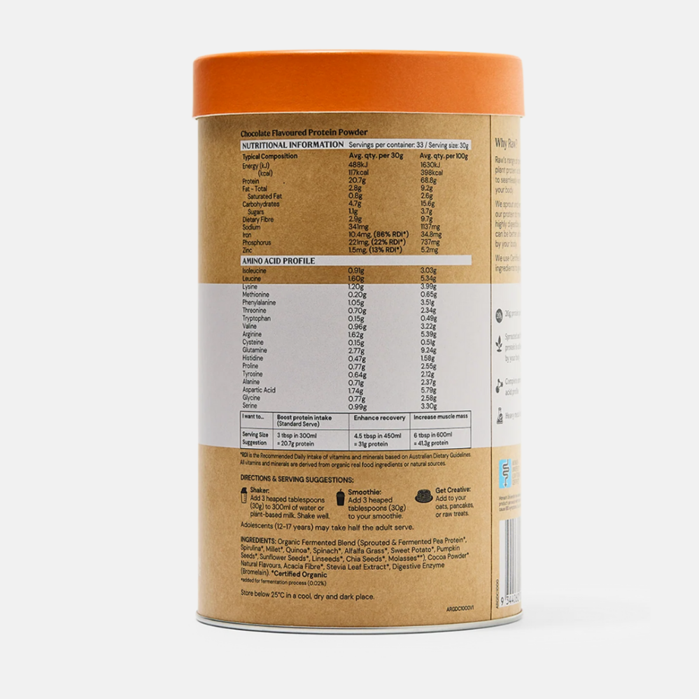 Amazonia Raw Protein Gentle Digest Čokoláda