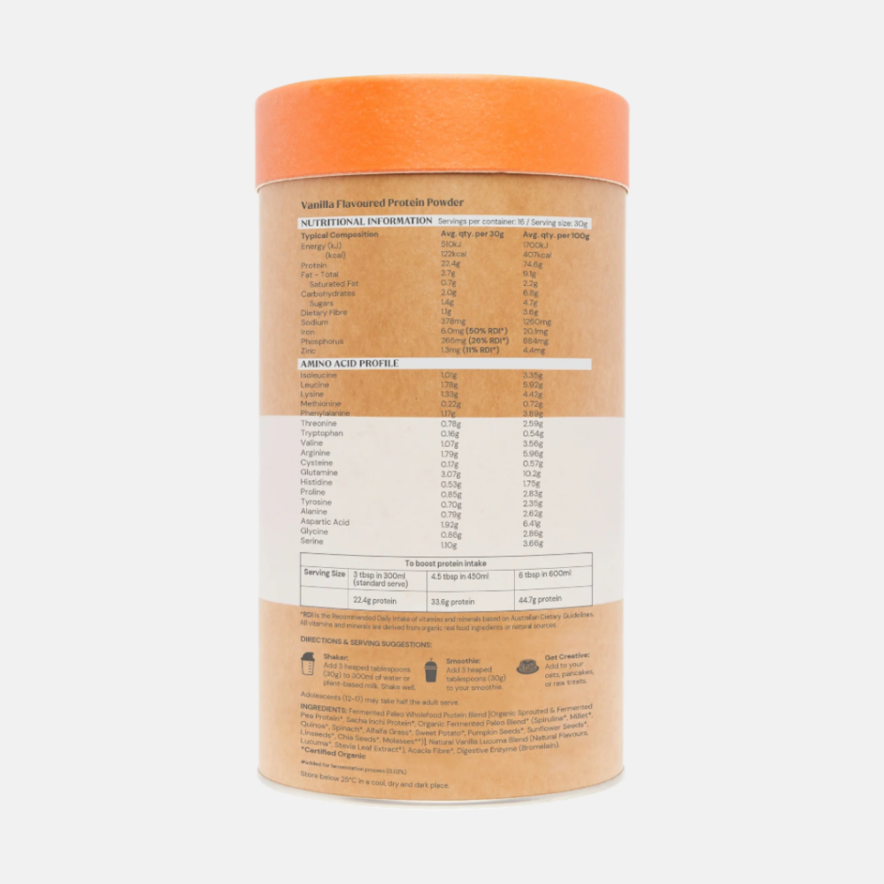 Amazonia Raw Protein Gentle Digest Vanilka