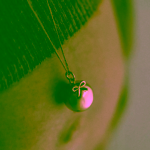 Ilado Bow Pregnancy Necklace těhotenská bola