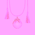 Ilado Bow Pregnancy Necklace těhotenská bola