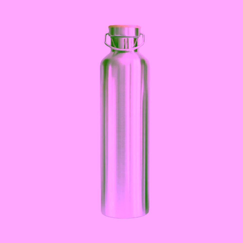 Pandoo Nerezová termoska s bambusovým víčkem 1000 ml