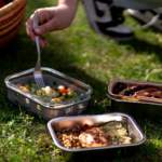 Pika Nerezový jídelní box 820 ml se skleněným víkem (PKMS820)