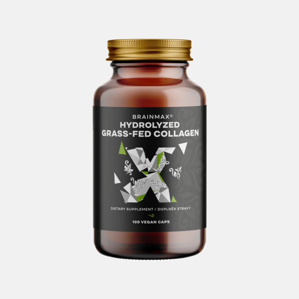 BrainMax Hydrolyzovaný GrassFed Collagen kolagen z krav krmených trávou 600 mg