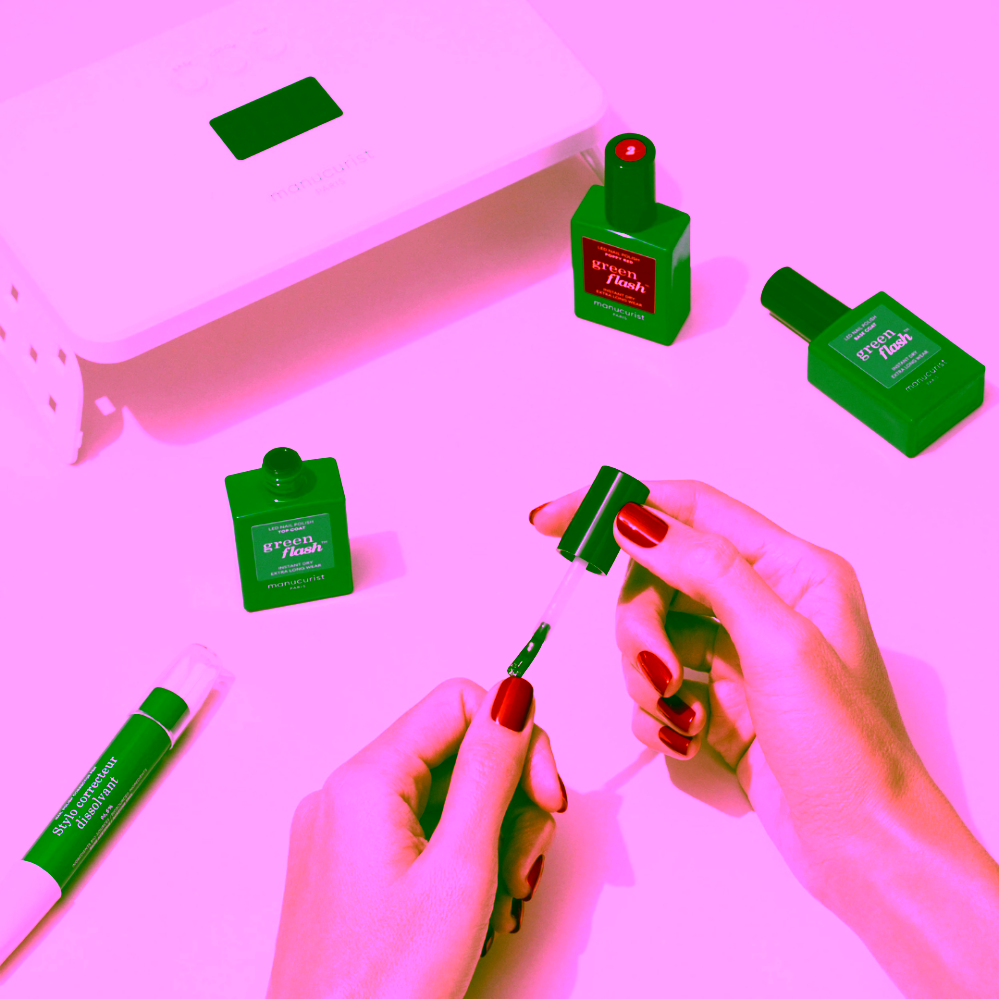 Manucurist Green Flash Kit PRO 36W Poppy Red & Hortencia